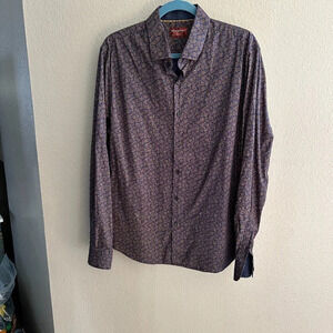 Consequence Mens Dress Shirt  Size‎ Large